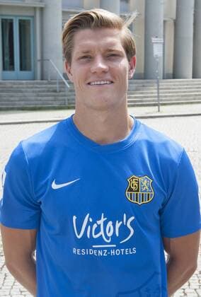 Das Team des ersten FC Saarbrücken am Samstag (08.07.2017) in Saarbrücken. Im Bild: Kevin Behrens ( 16). bub
