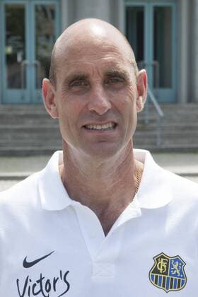Das Team des ersten FC Saarbrücken am Samstag (08.07.2017) in Saarbrücken. Im Bild: Heinz Böhmann (Torwart-Trainer). bub