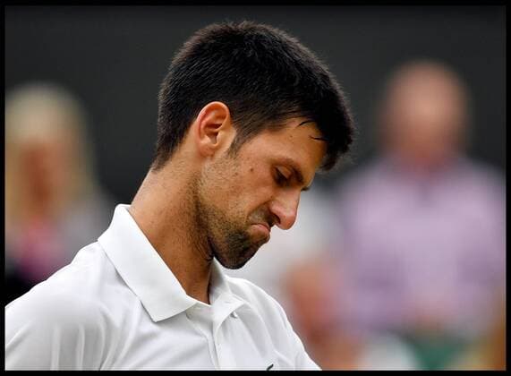 . 11 07 2017. London, United Kingdom. Wimbledon Tennis Championships 2017-Day Eight. Novak Djokovic v Adrian Mannarino match on centre court at Wimbledon.  xAndrewxParsonsx xixImagesx IIM-15544-0043