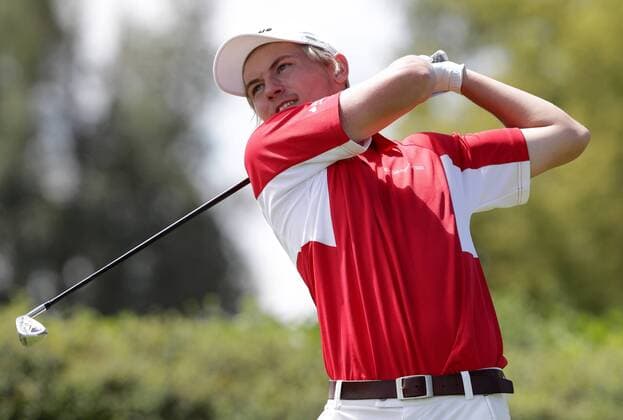 GOLF - European Amateur Team Championship ATZENBRUGG,AUSTRIA,11.JUL.17 - GOLF - European Amateur Team Championship, Diamond Country Club. Image shows Gustav Frimodt (DEN). GEPAxpictures xWalterxLuger
