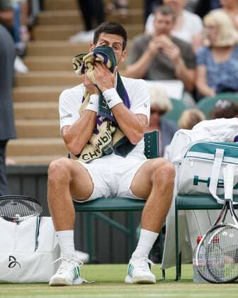 NOVAK DJOKOVIC (SRB) Tennis - Wimbledon 2017 - Grand Slam ITF ATP Tennis Herren WTA Tennis Damen - AELTC - London - - Great Britain - 11 July 2017. Copyright: xJuergenxHasenkopfx