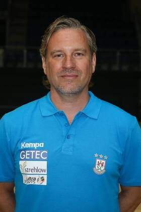 Physiotherapeut Guido Engemann (SC Magdeburg) - Handball Bundesliga Saison 2017-2018 Offizeller Fototermin SC Magdeburg in der GETEC Arena in Magdeburg - Einzelbild,Portrait,Deutschland, Handball, Mann, Maenner,12.07.2017