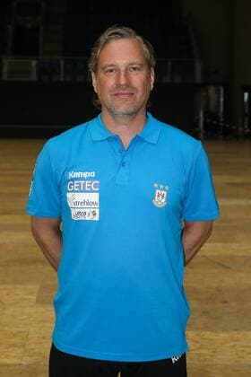 Physiotherapeut Guido Engemann (SC Magdeburg) - Handball Bundesliga Saison 2017-2018 Offizeller Fototermin SC Magdeburg in der GETEC Arena in Magdeburg - Einzelbild,Portrait,Deutschland, Handball, Mann, Maenner,12.07.2017