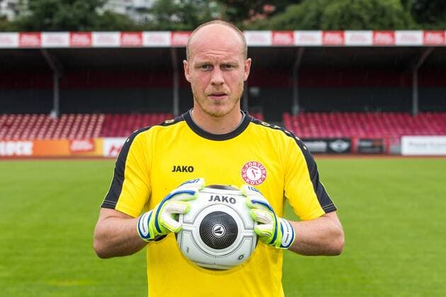 Fußball, GER, 3.Liga, Porträttermin 2017 2018, S. C. Fortuna Köln, Andre Poggenborg ( Koeln ) Portraittermin Fortuna Köln