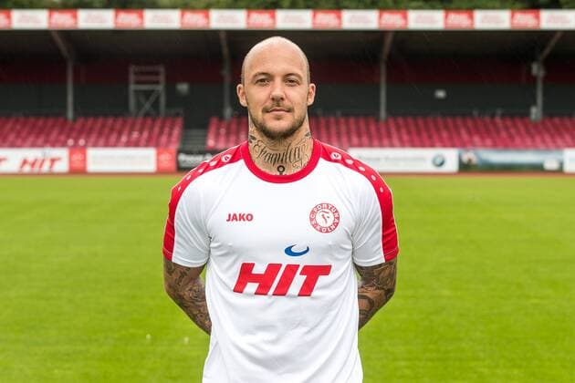 Fußball, GER, 3.Liga, Porträttermin 2017 2018, S. C. Fortuna Köln, Maurice Exslager ( Koeln ) Portraittermin Fortuna Köln