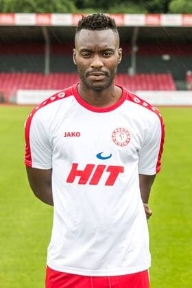 Fußball, GER, 3.Liga, Porträttermin 2017 2018, S. C. Fortuna Köln, Cedric Mimbala ( Koeln ) Portraittermin Fortuna Köln