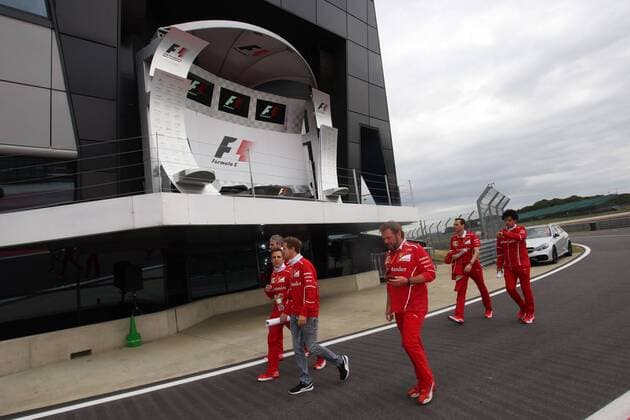 British Grand Prix, Silverstone 13 - 16 July 2017 13.07.2017 - Sebastian Vettel (GER) Scuderia Ferrari SF70H 