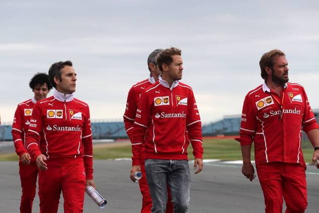 British Grand Prix, Silverstone 13 - 16 July 2017 13.07.2017 - Sebastian Vettel (GER) Scuderia Ferrari SF70H 