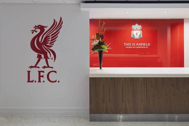 Liverpool FC reception area at Anfield, designed by 20.20  Copyright: xGGxArchardx 15063-10-1