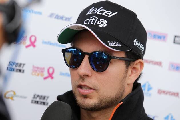 British Grand Prix, Silverstone 13 - 16 July 2017 13.07.2017 - Sergio Perez (MEX) Sahara Force India F1 VJM010 