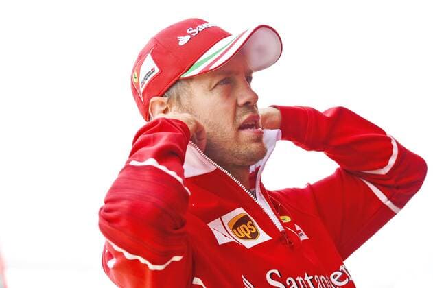 Sebastian Vettel (GER 5), Scuderia Ferrari, Grosser Preis von England 2017, Vorbereitungen, Motorsport, Formel 1, 13.07.2017, Silverstone Copyright: xAndre Eibner-Pressefotox EP_JAE