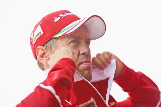Sebastian Vettel (GER 5), Scuderia Ferrari, Grosser Preis von England 2017, Vorbereitungen, Motorsport, Formel 1, 13.07.2017, Silverstone Copyright: xAndre Eibner-Pressefotox EP_JAE
