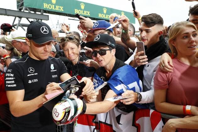 Motorsports: FIA Formula One World Championship WM Weltmeisterschaft 2017, Grand Prix of Great Britain, 77 Valtteri Bottas (FIN, Mercedes AMG Petronas F1 Team), Silverstone Great Britain xHOCHxZWEIx