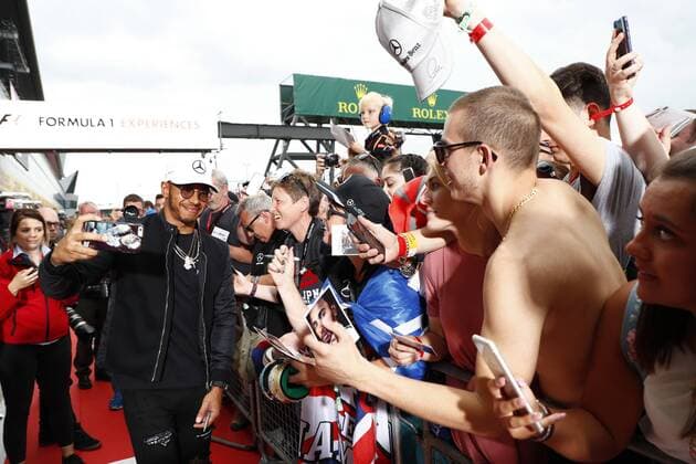 Motorsports: FIA Formula One World Championship WM Weltmeisterschaft 2017, Grand Prix of Great Britain, 44 Lewis Hamilton (GBR, Mercedes AMG Petronas F1 Team), Silverstone Great Britain xHOCHxZWEIx