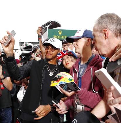 Motorsports: FIA Formula One World Championship WM Weltmeisterschaft 2017, Grand Prix of Great Britain, 44 Lewis Hamilton (GBR, Mercedes AMG Petronas F1 Team), Silverstone Great Britain xHOCHxZWEIx