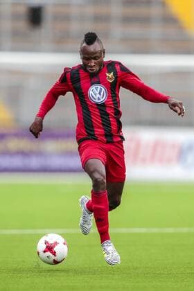 170713 Östersunds Samuel Lareya Mensah under fotbollsmatchen i kvalet till Europa League mellan Östersund och Galatasaray den 13 juli 2017 i Östersund.  Copyright: TOBIASxNYKÄNEN BB170713TN008