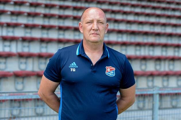 Betreuer Thomas Gaigl (Unterhaching), Einzelbild, Portrait, Porträt, Fußball, GER, 3.Liga, Porträttermin 2017 2018, SpVgg Unterhaching, xslx