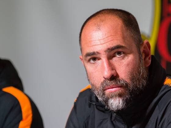 170713 galatasarays tränare Igor Tudor pa presskonferens efter fotbollsmatchen i kvalet till Europa League mellan Östersund och Galatasaray den 13 juli 2017 i Östersund.  Copyright: TOBIASxNYKÄNEN BB170713TN059