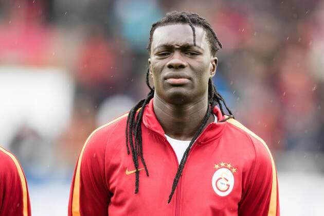 170713 galatasarays Bafetimbi Gomis under fotbollsmatchen i kvalet till Europa League mellan Östersund och Galatasaray den 13 juli 2017 i Östersund.  Copyright: TOBIASxNYKÄNEN BB170713TN067