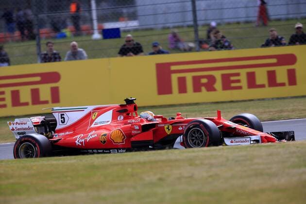 British Grand Prix, Silverstone 13 - 16 July 2017 14.07.2017 - Free Practice 1, Sebastian Vettel (GER) Scuderia Ferrari SF70H 