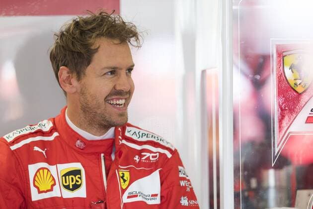 Motorsports: FIA Formula One World Championship WM Weltmeisterschaft 2017, Grand Prix of Great Britain, 5 Sebastian Vettel (GER, Scuderia Ferrari), Silverstone Great Britain xHOCHxZWEIx