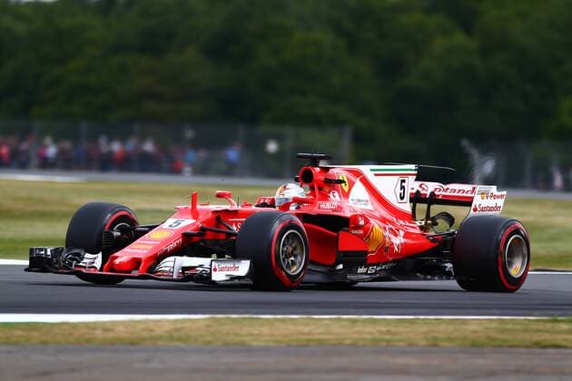 British Grand Prix, Silverstone 13 - 16 July 2017 14.07.2017 - Free Practice 1, Sebastian Vettel (GER) Scuderia Ferrari SF70H 