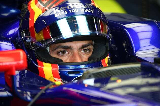 British Grand Prix, Silverstone 13 - 16 July 2017 14.07.2017 - Free Practice 1, Carlos Sainz Jr (ESP) Scuderia Toro Rosso STR12 