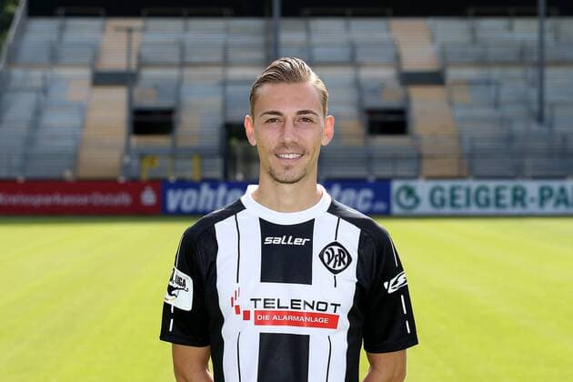 Neuzugang Mattia Trianni ( VfR Aalen ), Fussball, GER, 3.Liga, Portraettermin 2017 2018, VfR Aalen, 14.07.2017, Aalen Copyright: xLangerx xEibner-Pressefotox EP_HLR