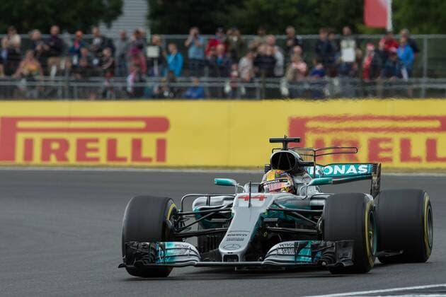 July 14th 2017, Silverstone, Northamptonshire, England; British Formula One Grand Prix, Free Practice; Mercedes AMG Petronas Motorsport driver Lewis Hamilton during first practice xTimxWilliamsx  ActionPlus11901119