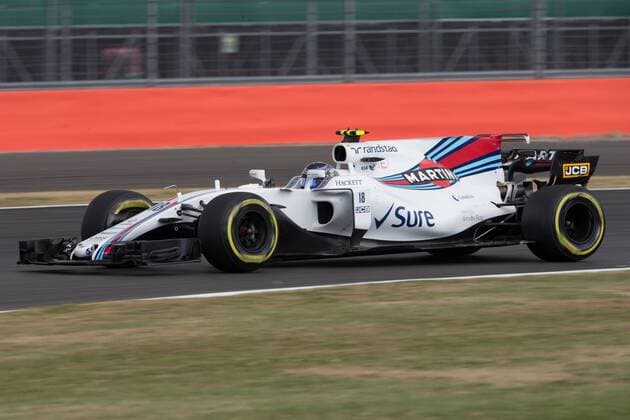 July 14th 2017, Silverstone, Northamptonshire, England; British Formula One Grand Prix, Free Practice; Williams Martini Racing driver Lance Stroll xTimxWilliamsx  ActionPlus11901100