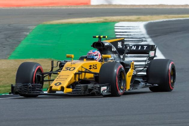 July 14th 2017, Silverstone, Northamptonshire, England; British Formula One Grand Prix, Free Practice; Renault Formula One Team driver Jolyon Palmer during first practice xTimxWilliamsx  ActionPlus11901103
