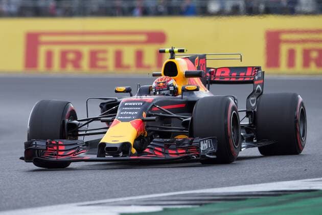 July 14th 2017, Silverstone, Northamptonshire, England; British Formula One Grand Prix, Free Practice; Red Bull Racing driver Max Verstappen during first practice xTimxWilliamsx  ActionPlus11901129