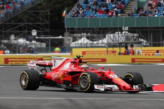 British Grand Prix, Silverstone 13 - 16 July 2017 14.07.2017 - Free Practice 2, Kimi Raikkonen (FIN) Scuderia Ferrari SF70H 
