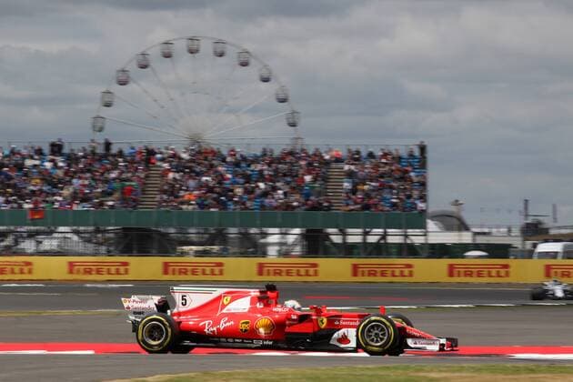 British Grand Prix, Silverstone 13 - 16 July 2017 14.07.2017 - Free Practice 2, Sebastian Vettel (GER) Scuderia Ferrari SF70H 
