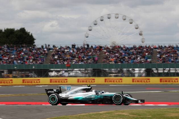 British Grand Prix, Silverstone 13 - 16 July 2017 14.07.2017 - Free Practice 2, Valtteri Bottas (FIN) Mercedes AMG F1 W08 