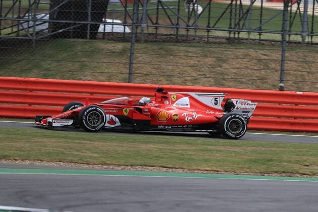 July 14th 2017, Silverstone, Northamptonshire, England; British Formula One Grand Prix, Free Practice; Sebastian Vettel - Scuderia Ferrari SF70H xOctanex  ActionPlus11901484