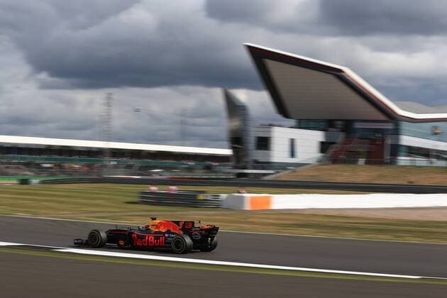 July 14th 2017, Silverstone, Northamptonshire, England; British Formula One Grand Prix, Free Practice; Daniel Ricciardo - Red Bull Racing RB13 xOctanex  ActionPlus11901505