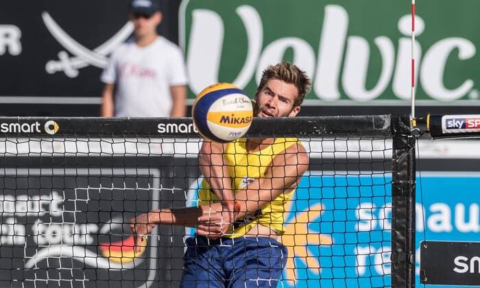 smart Beach Tour 2017 - Supercup Binz am 15.07.2017 Manuel Harms (TSV Georgii Allianz Stuttgart); smart Beach Tour 2017 - Supercup Binz am 15.07.2017, Binz. xPWx