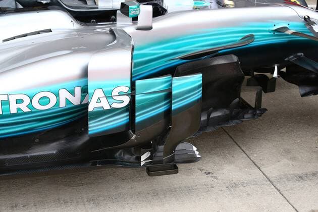 British Grand Prix, Silverstone 13 - 16 July 2017 15.07.2017 - Mercedes AMG F1 W08, detail 