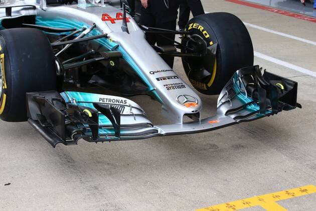 British Grand Prix, Silverstone 13 - 16 July 2017 15.07.2017 - Mercedes AMG F1 W08, detail 