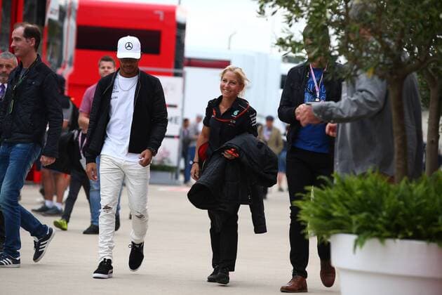 British Grand Prix, Silverstone 13 - 16 July 2017 15.07.2017 - Lewis Hamilton (GBR) Mercedes AMG F1 W08 