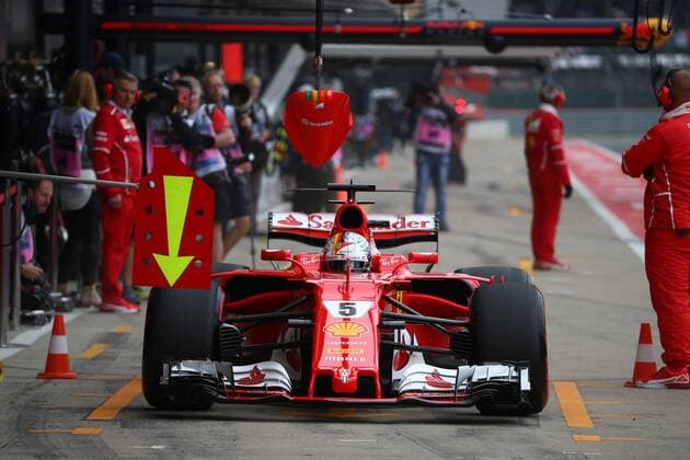 British Grand Prix, Silverstone 13 - 16 July 2017 15.07.2017 - Free Practice 3, Sebastian Vettel (GER) Scuderia Ferrari SF70H 