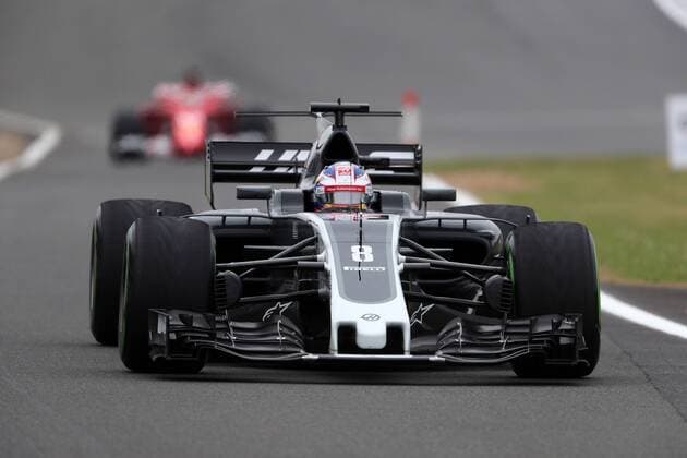 British Grand Prix, Silverstone 13 - 16 July 2017 15.07.2017 - Free Practice 3, Romain Grosjean (FRA) Haas F1 Team VF-17 