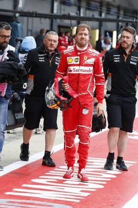 Motorsports: FIA Formula One World Championship WM Weltmeisterschaft 2017, Grand Prix of Great Britain, 5 Sebastian Vettel (GER, Scuderia Ferrari), Silverstone Great Britain xHOCHxZWEIx