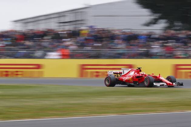 Motorsports: FIA Formula One World Championship WM Weltmeisterschaft 2017, Grand Prix of Great Britain, 5 Sebastian Vettel (GER, Scuderia Ferrari), Silverstone Great Britain xHOCHxZWEIx