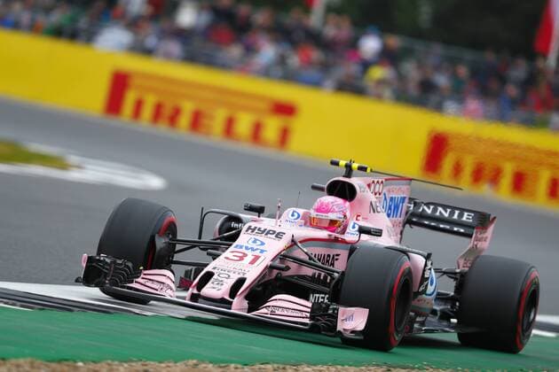 Motorsports: FIA Formula One World Championship WM Weltmeisterschaft 2017, Grand Prix of Great Britain, 31 Esteban Ocon (FRA, Sahara Force India F1 Team), Silverstone Great Britain xHOCHxZWEIx
