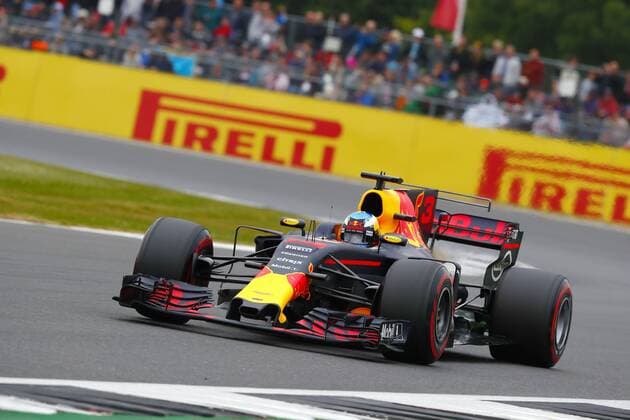 Motorsports: FIA Formula One World Championship WM Weltmeisterschaft 2017, Grand Prix of Great Britain, 3 Daniel Ricciardo (AUS, Red Bull Racing), Silverstone Great Britain xHOCHxZWEIx
