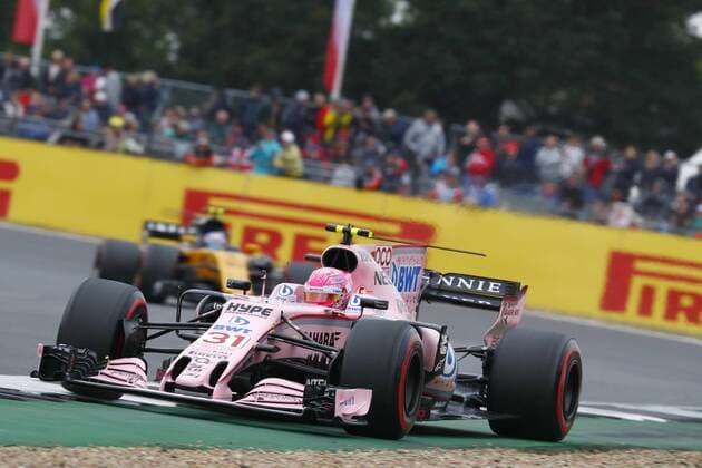 Motorsports: FIA Formula One World Championship WM Weltmeisterschaft 2017, Grand Prix of Great Britain, 31 Esteban Ocon (FRA, Sahara Force India F1 Team), Silverstone Great Britain xHOCHxZWEIx