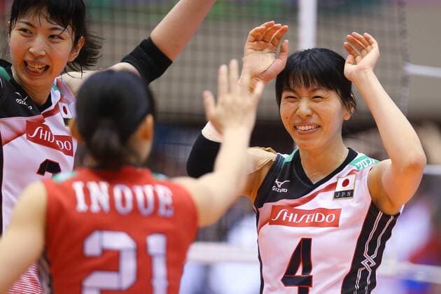 Risa Shinnabe (JPN), JULY 15, 2017 - Volleyball : FIVB Volleyball World League SENDAI 2017 match between Japan 0-3 Serbia at Kamei Arena Sendai, in Sendai, Japan. Noxthirdxpartyxsales  (ipha039635)