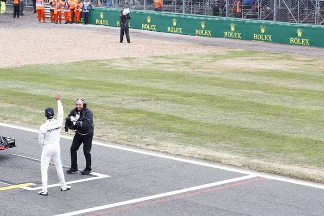 Motorsports: FIA Formula One World Championship WM Weltmeisterschaft 2017, Grand Prix of Great Britain, 44 Lewis Hamilton (GBR, Mercedes AMG Petronas F1 Team), Silverstone Great Britain xHOCHxZWEIx